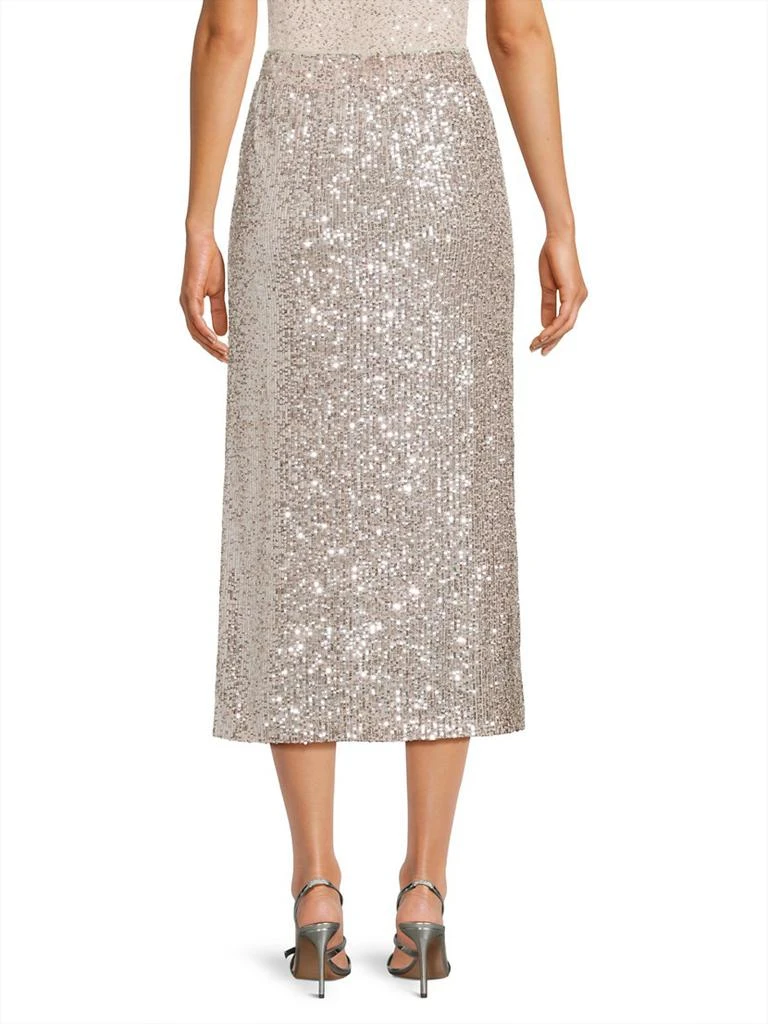 Weekend Max Mara Ottelia Sequined Stretch Jersey Midi-Skirt 5