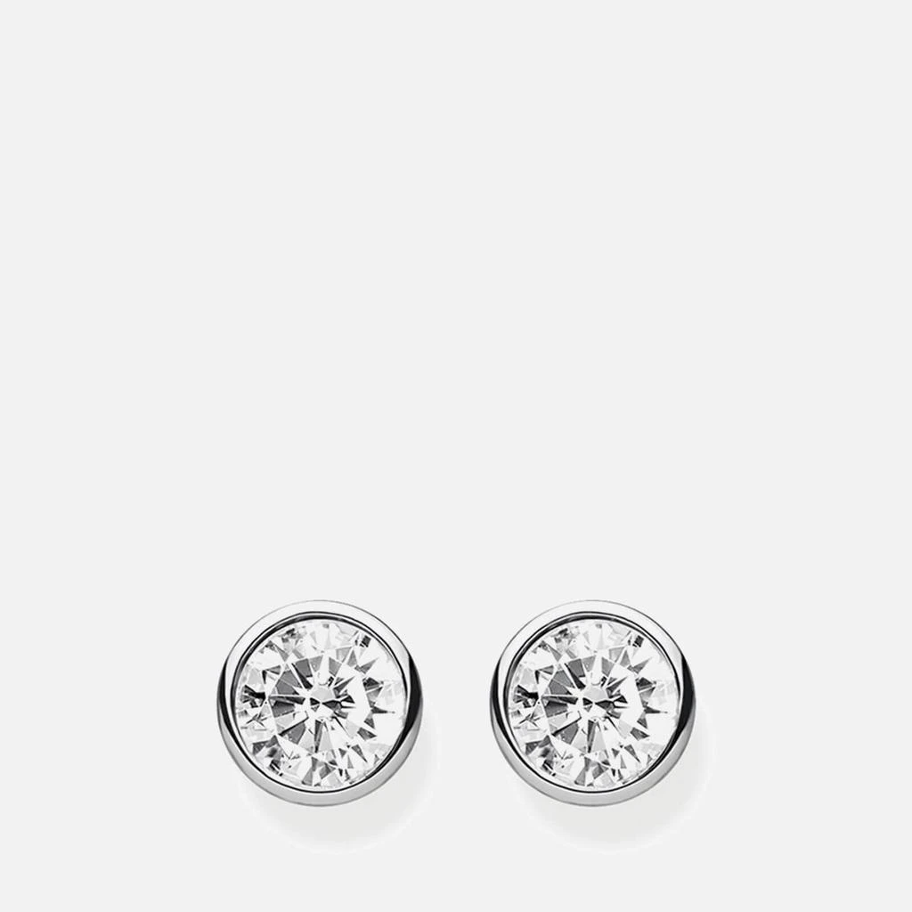 Thomas Sabo Thomas Sabo Bezel Round Sterling Silver Stud Earrings 1