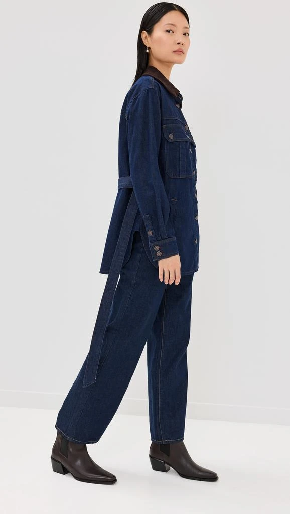 VERONICA BEARD Mikaela Shacket with Corduroy Collar 3