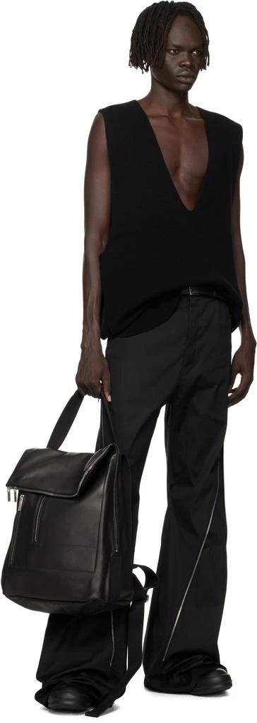 Rick Owens Black Concordians Cargo Backpack 4