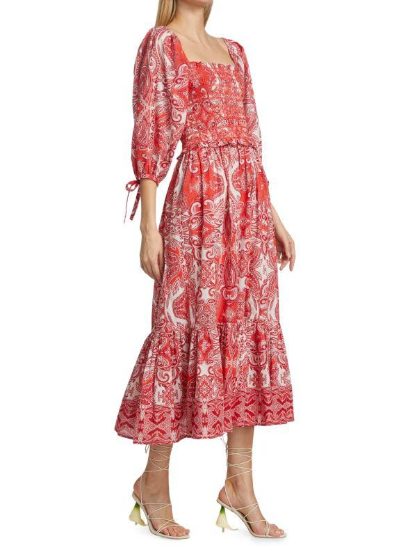 Cara Cara Jazzy Paisley Print Dress 3