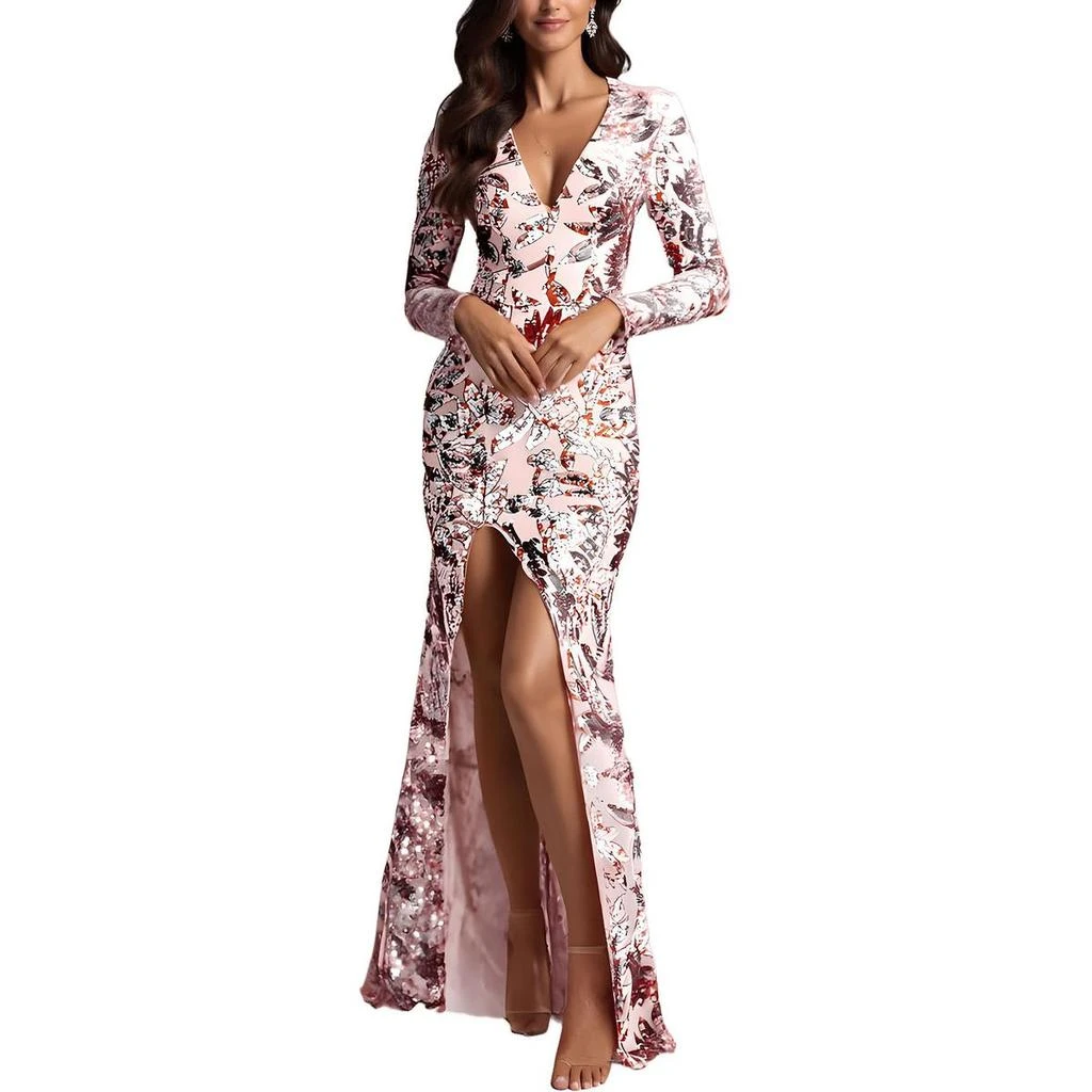 white mini dress beaded Axel Beaded Mini Dress