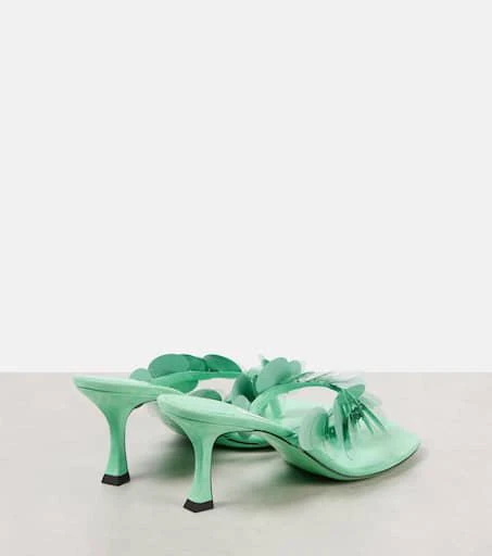 Jimmy Choo Freja 70 embellished suede thong sandals 2