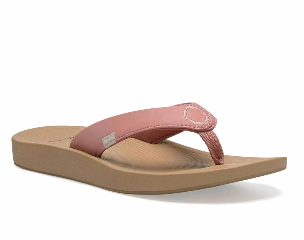 Sanuk Women's Cosmic Yoga Mat Sandal In Terra Cotta 1