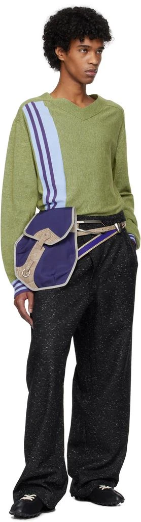 Kiko Kostadinov Black Navin Wide Trousers 5