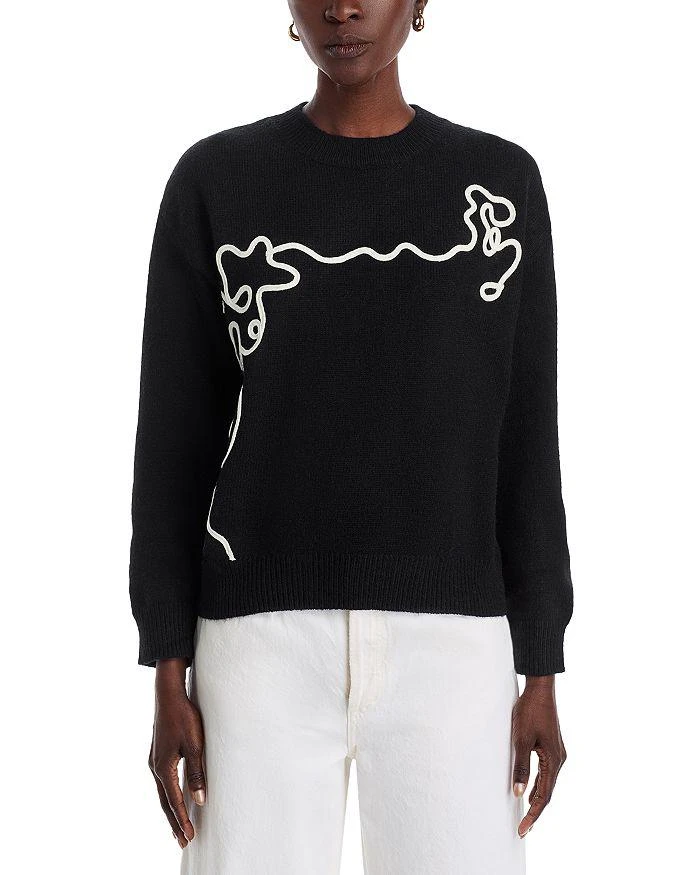 Gracia Flower Embroidered Sweater 6