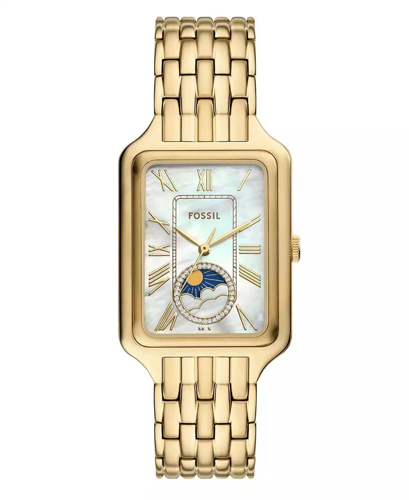 Fossil Women's Raquel Sun Moon Multifunction Gold-Tone Stainless Steel Watch, 29mm 1