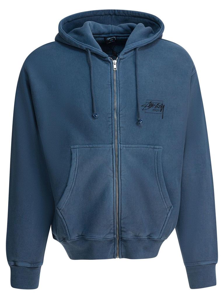 STUSSY Stussy 8 Ball Pigment Dyed Hoodie Sweatshirt - Hoodies