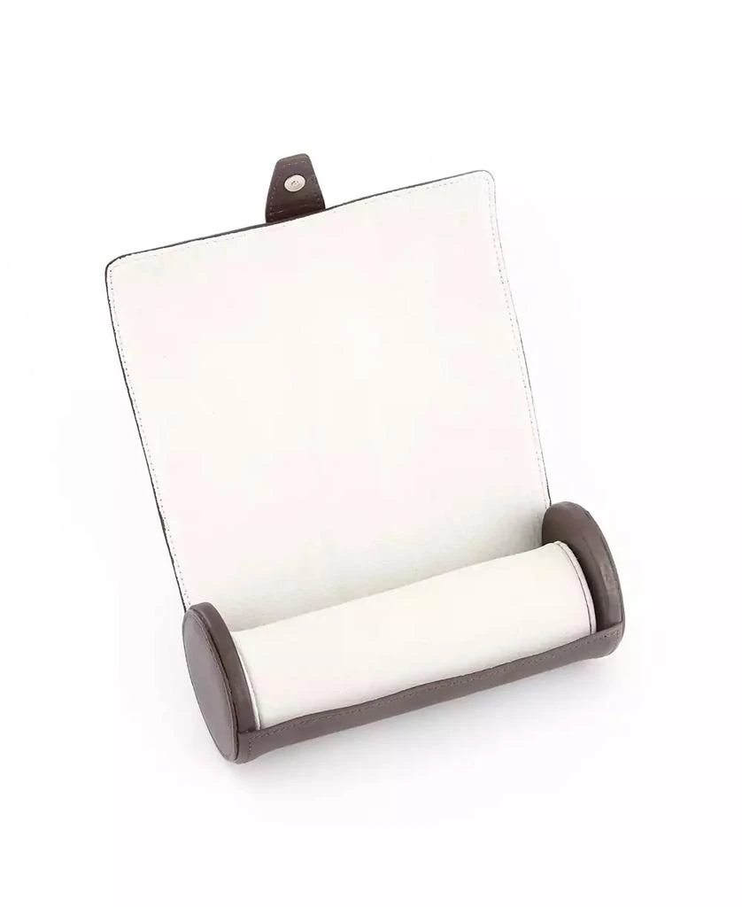 ROYCE New York Suede Lined Travel Watch Roll 3