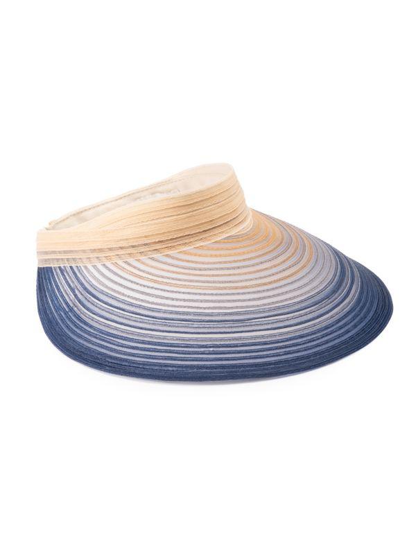 Eugenia Kim Trixie Ombré Packable Horsehair Visor