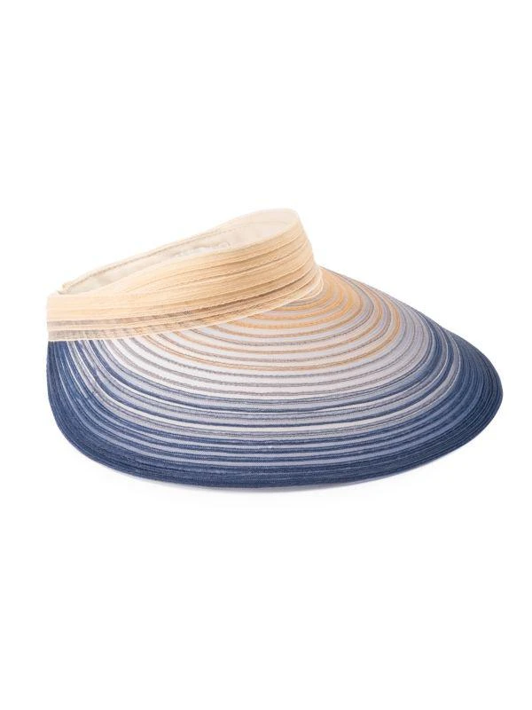 Eugenia Kim Trixie Ombré Packable Horsehair Visor 1