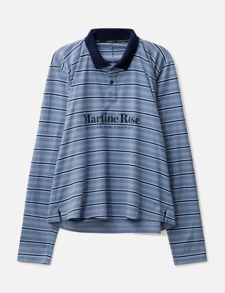 Martine Rose Long Sleeve Pulled Neck Polo 1