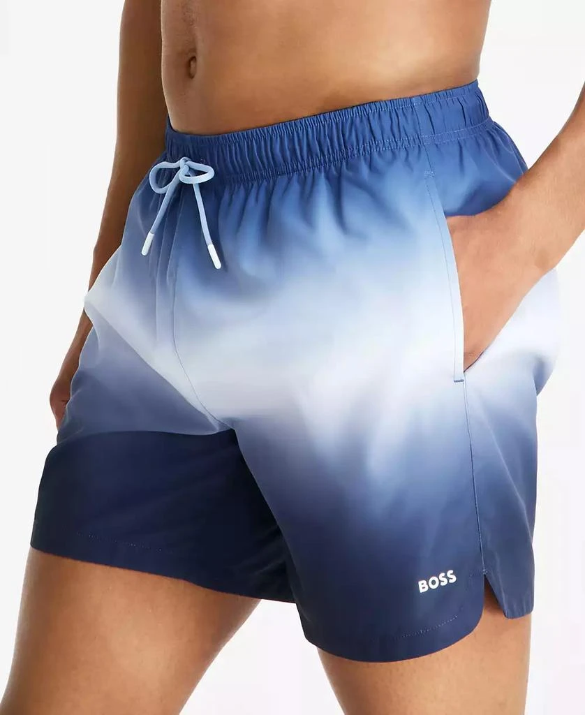 Hugo Boss Men's Color Gradient 5.9" Swim Trunks, Created for Macy's 3
