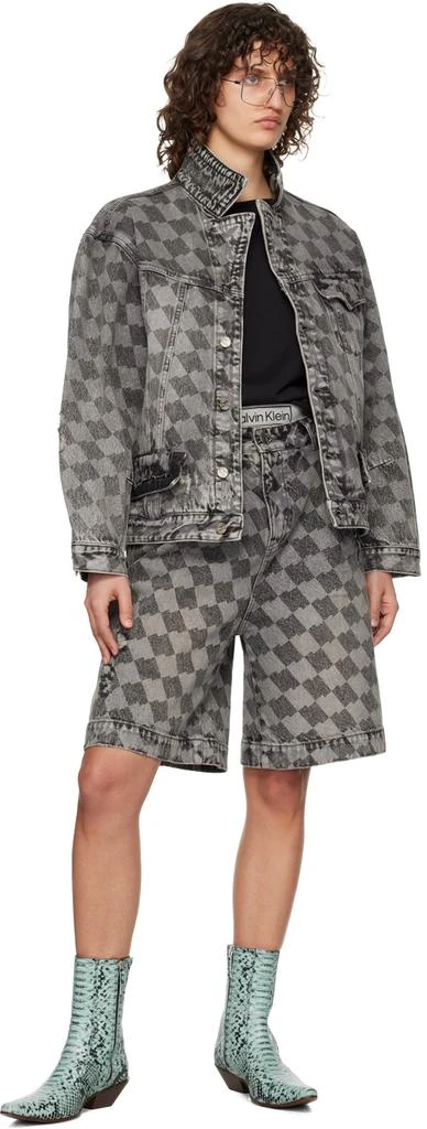 ADER error Gray Tenit Trucker Denim Jacket 4