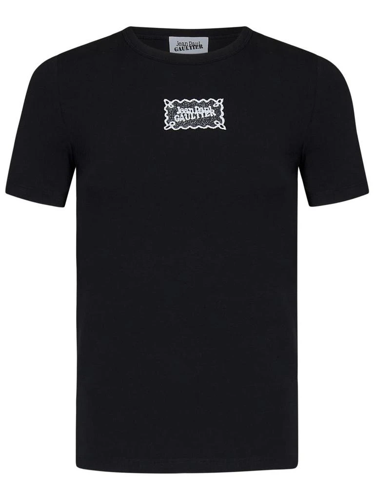 Jean Paul Gaultier Jean Paul Gaultier The Black Jean Paul Gaultier Label T-Shirt 1