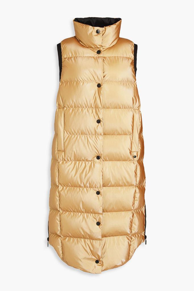 Goldbergh Silvretta quilted metallic shell down vest