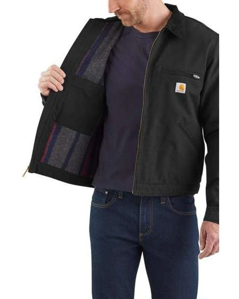 Carhartt Carhartt Men's Relaxed Fit Duck Blanket-Lined Detroit Jacket 4