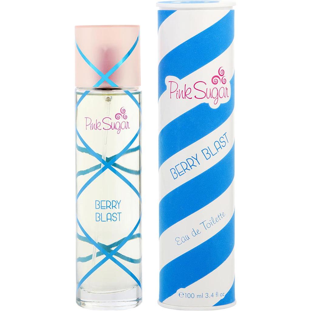 AQUOLINA Pink Sugar Berry Blast Eau De Toilette Spray for Women - 3.4 oz