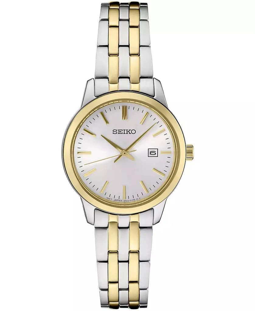 Seiko Women's Essential Two-Tone Stainless Steel Bracelet Watch 30mm 1