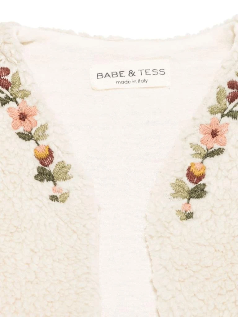 BABE & TESS White Vest Baby Girl 3