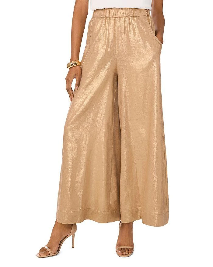 Vince Camuto Metallic Wide Leg Pants