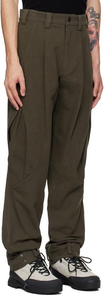Hyein Seo Brown Cotton Cargo Pants