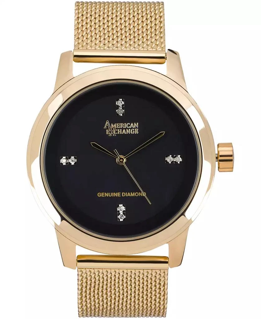 American Exchange Men's Genuine Diamond Collection Watch, 44mm 1