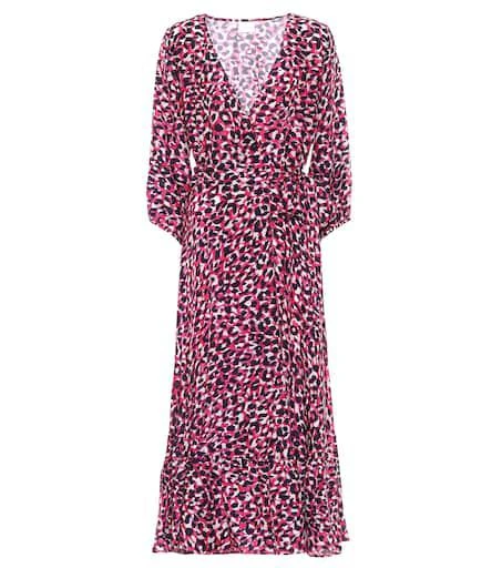ANNA KOSTUROVA Leopard-print silk midi dress 1