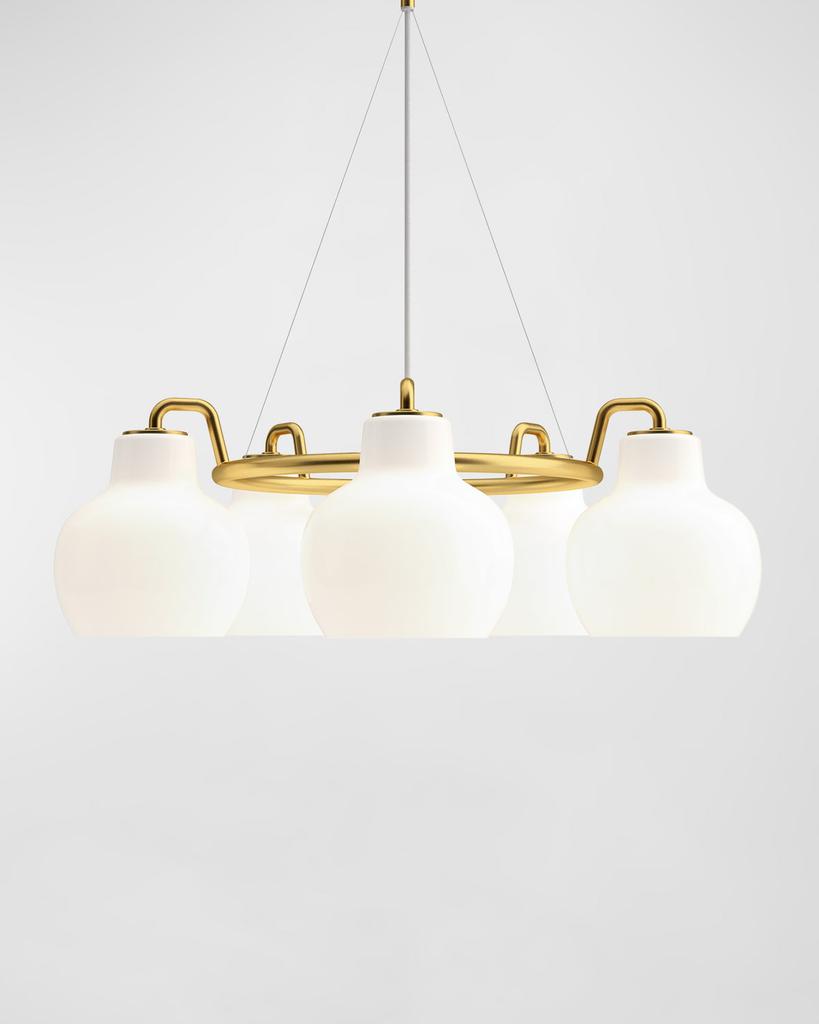 Louis Poulsen VL Ring Crown 5-Light Chandelier, 9"