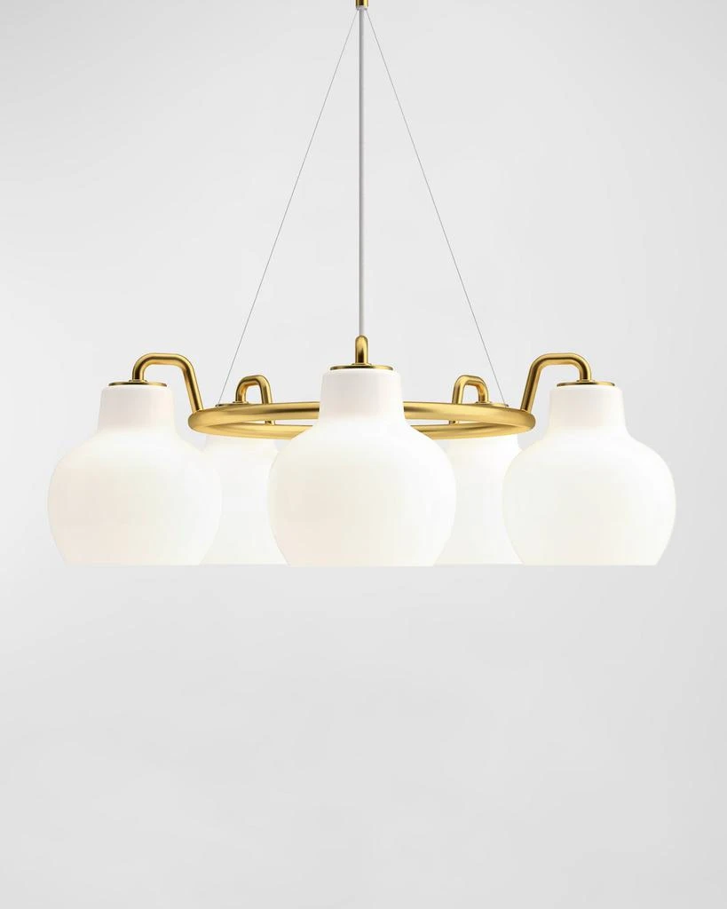 Louis Poulsen VL Ring Crown 5-Light Chandelier, 9" 1