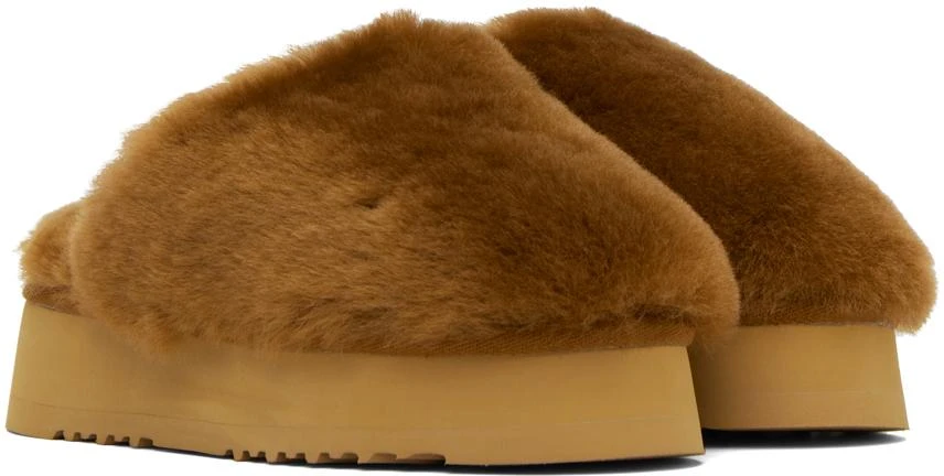Mou SSENSE Exclusive Tan Slippers 4