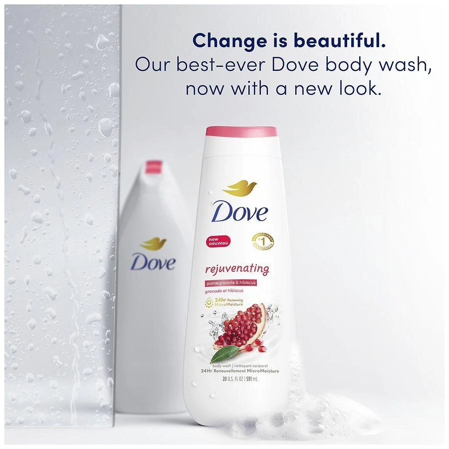 Dove Rejuvenating Body Wash Pomegranate & Hibiscus 8