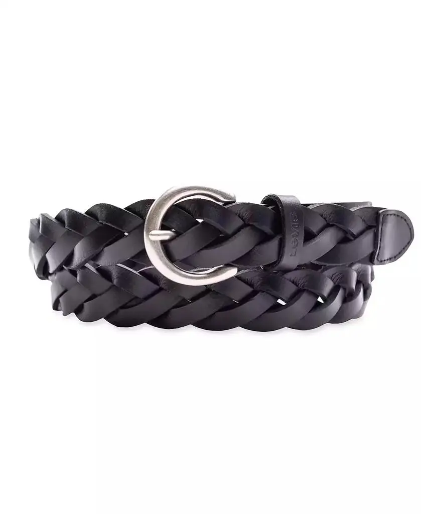 Levi's Women's Braided Leather Skinny Belt