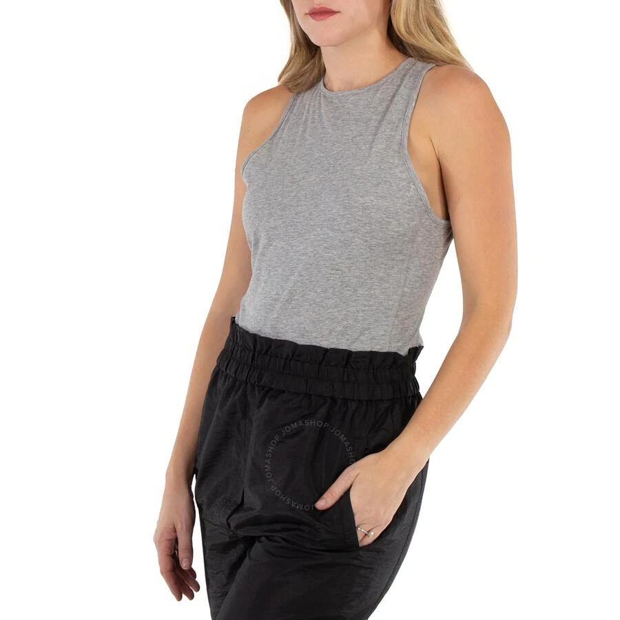 Tibi Tibi Ladies Heather Grey Crewneck Racerback Bodysuit, Size Small 2