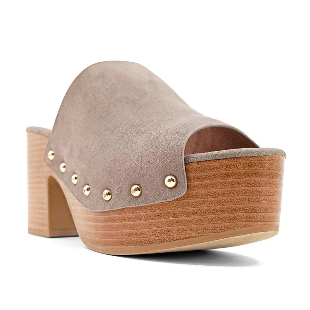 Shu Shop Gina Heel Studded Wedge Platform Sandals 2