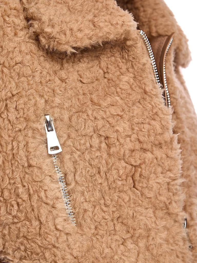 Maximilian Teddy Lambswool Bomber Jacket 6