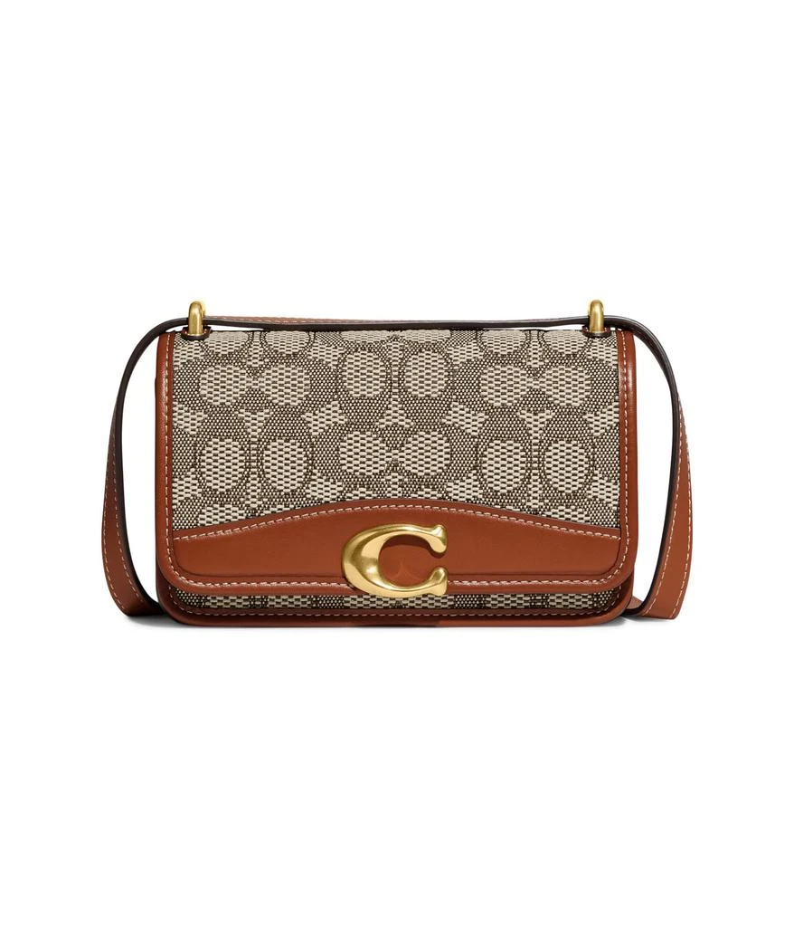 COACH Signature Textile Jacquard Bandit Crossbody 1