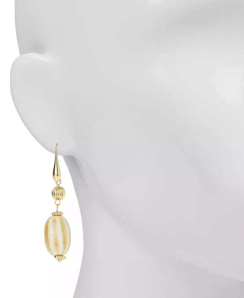Patricia Nash Gold-Tone Mixed Bead Double Drop Earrings 3