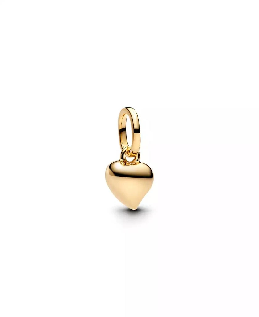 PANDORA 14K Gold Plated Heart Mini Dangle Charms 1
