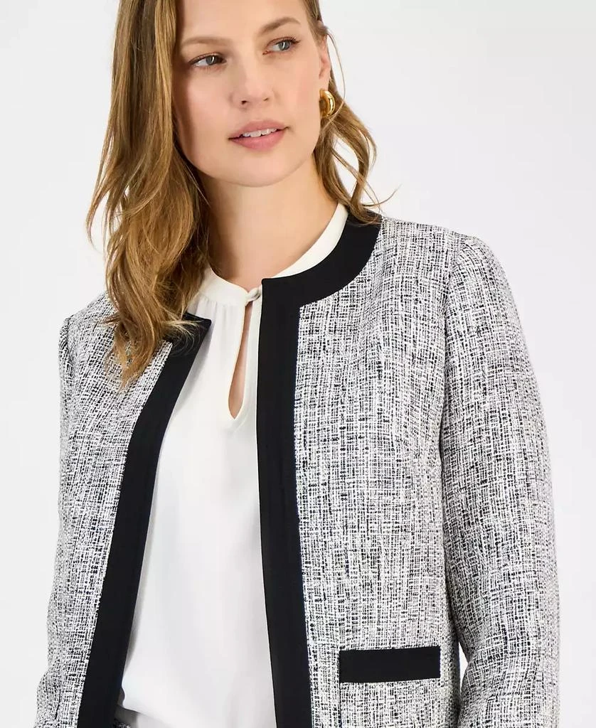 Kasper Women's Tweed Framed Jacket, Regular & Petite 3