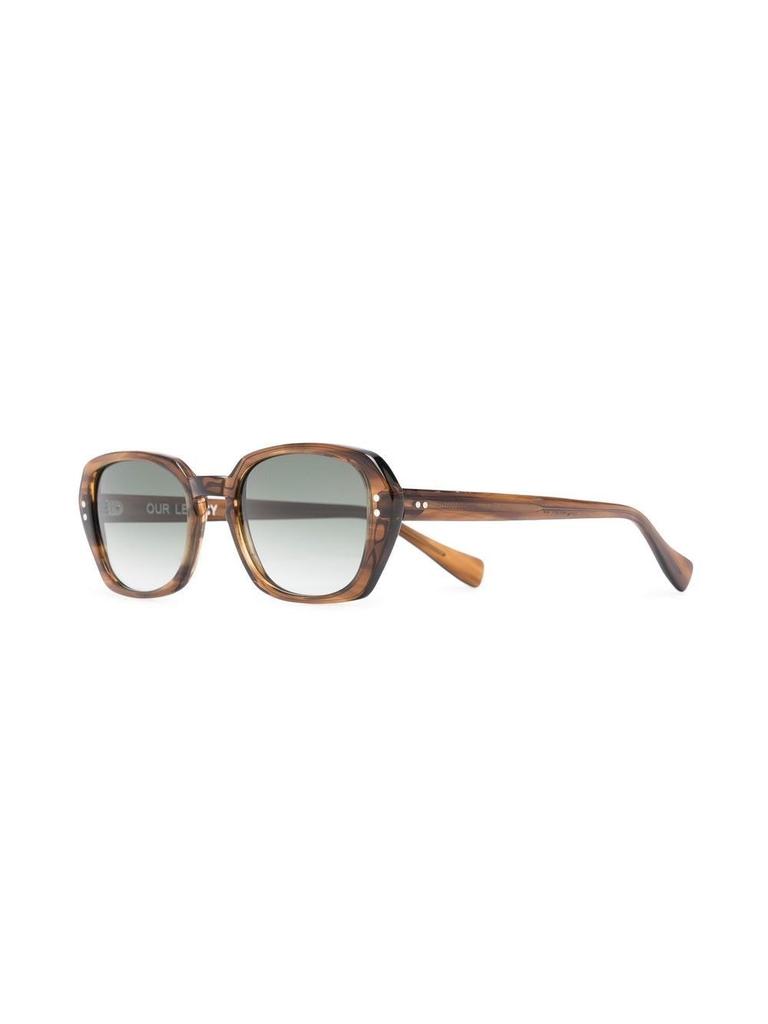 Our Legacy Our Legacy Earth Rectangle Frame Sunglasses