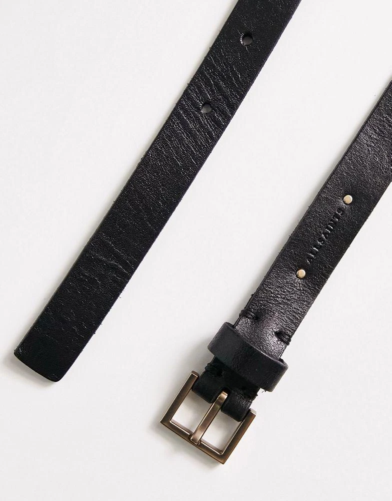 ALL SAINTS AllSaints 18mm leather stud belt in black 3