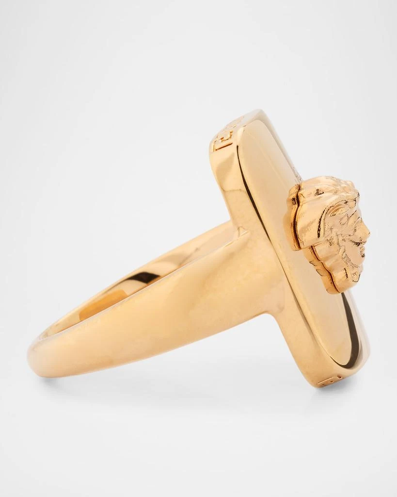 Versace Men
s Medusa Rectangular Signet Ring 4