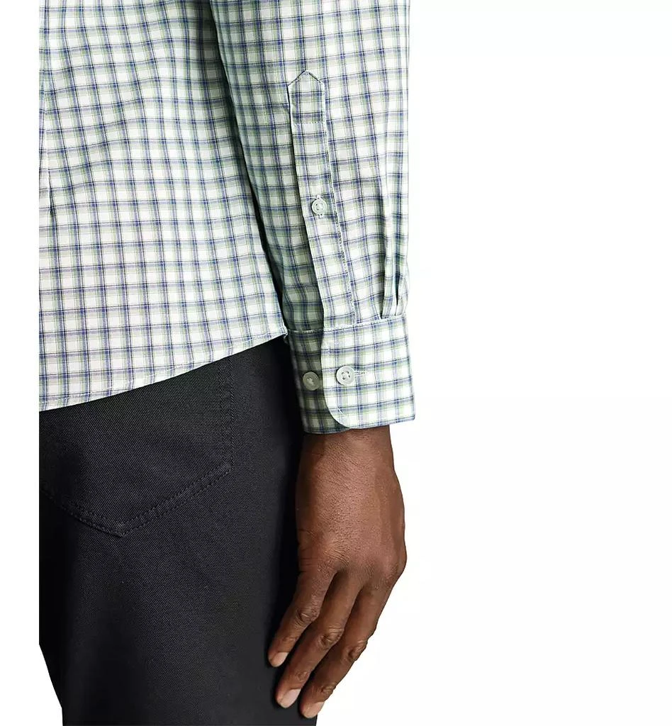 Charles Tyrwhitt Men's Slim Fit Long Sleeve Check Button-Down Shirt 3