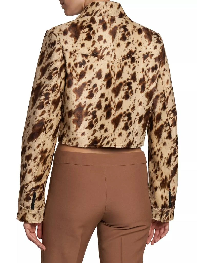 Stella McCartney Cropped Pony-Print Jacket 5