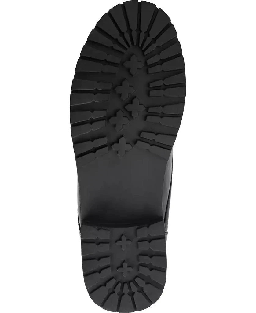 Journee Collection Women's Melei Knit Lace Up Lug Sole Combat Boots 10