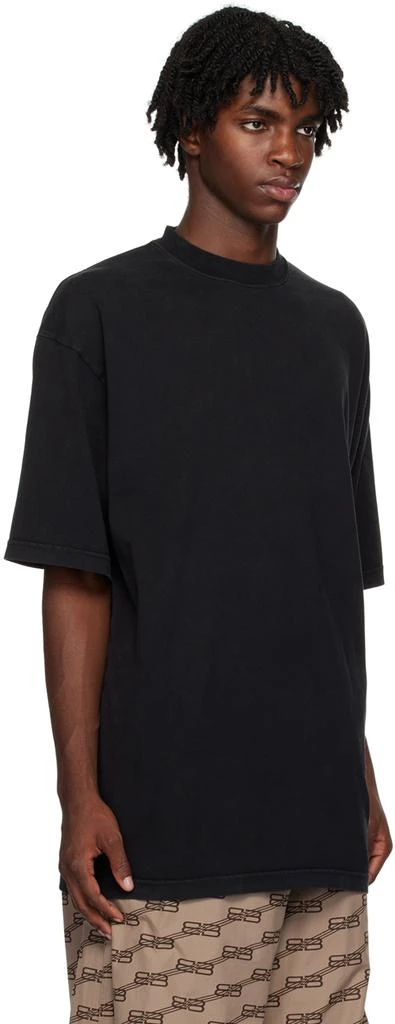 Balenciaga Black Rhinestone T-Shirt 2