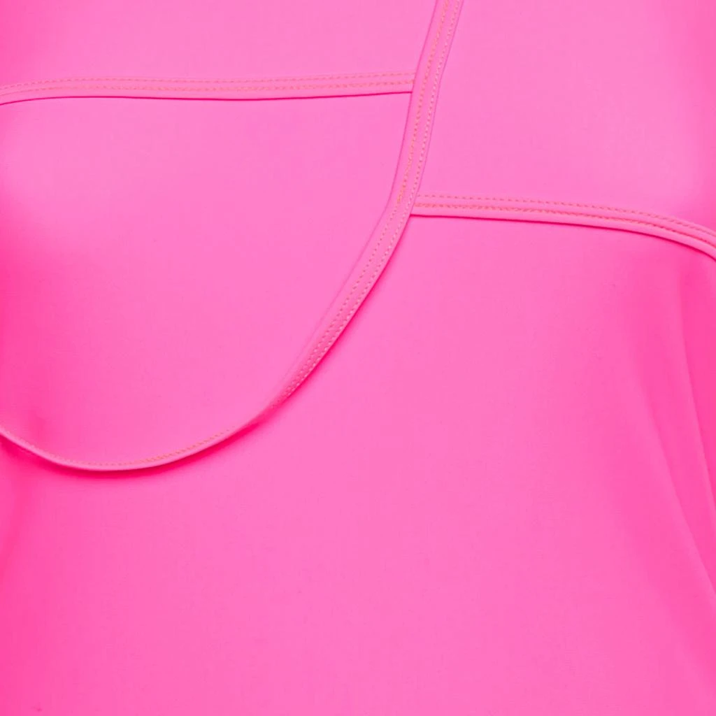 Balenciaga Balenciaga Fuchsia Pink Jersey Asymmetric Mini Dress M 3