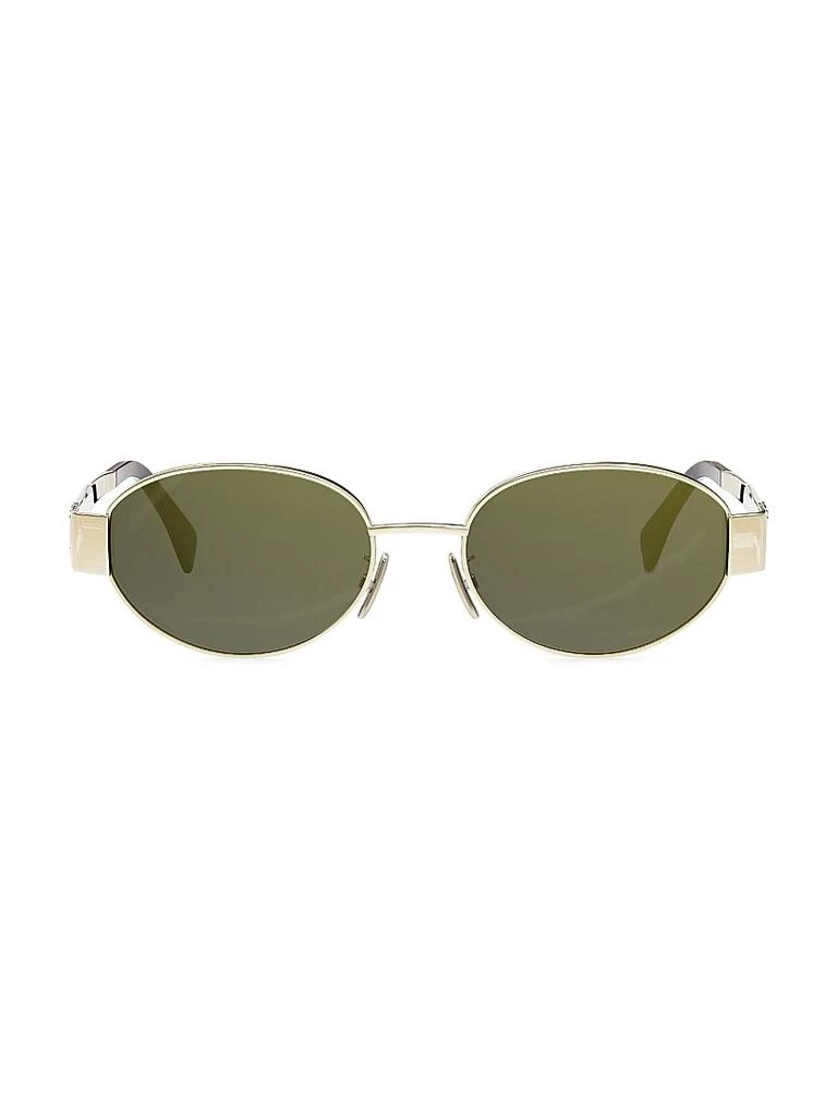 Celine Triomphe 54MM Oval Sunglasses 2