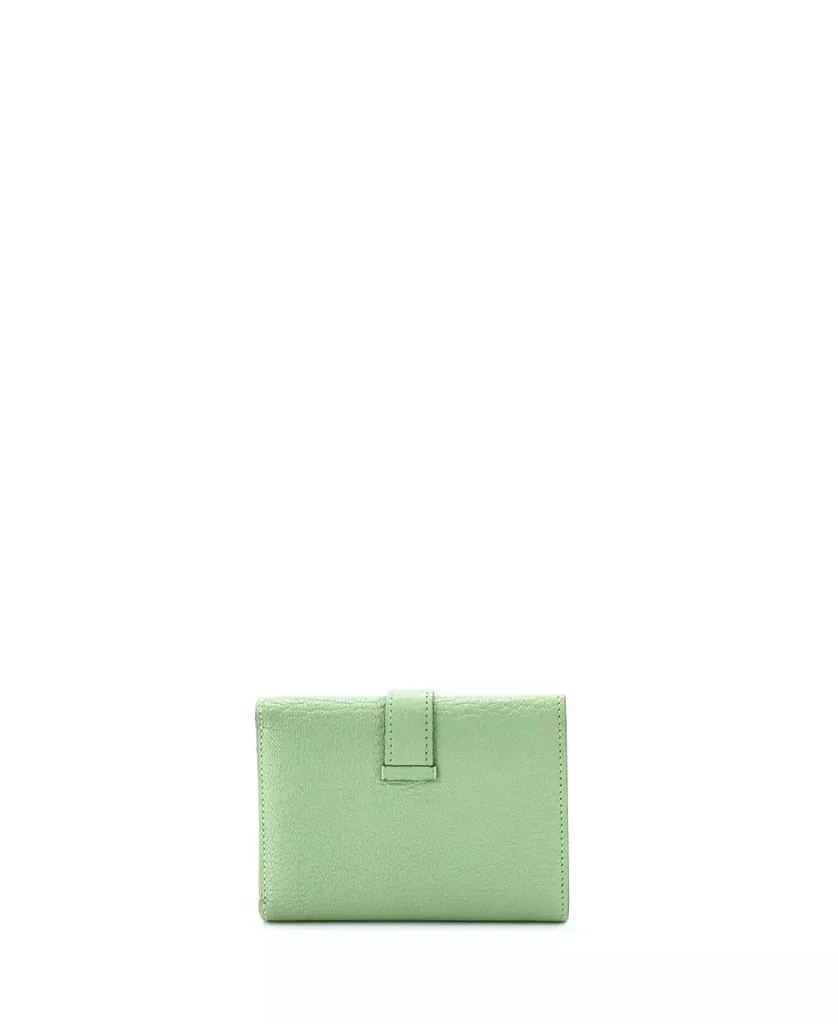 Pre-Owned Hermes Compact Trifold Bearn Wallet Chevre Mysore 4